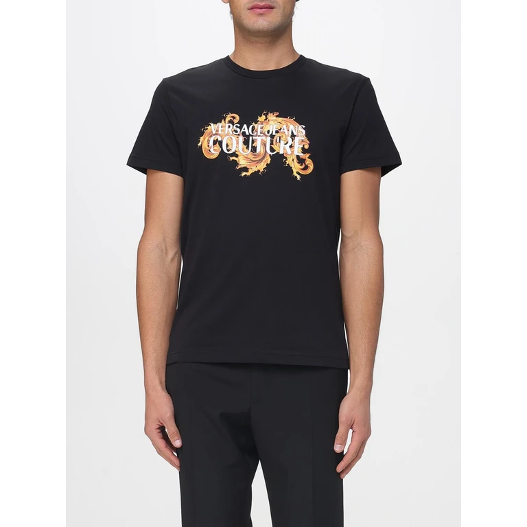 T-Shirt Men color Black (80GAHE02CJ00EG89)