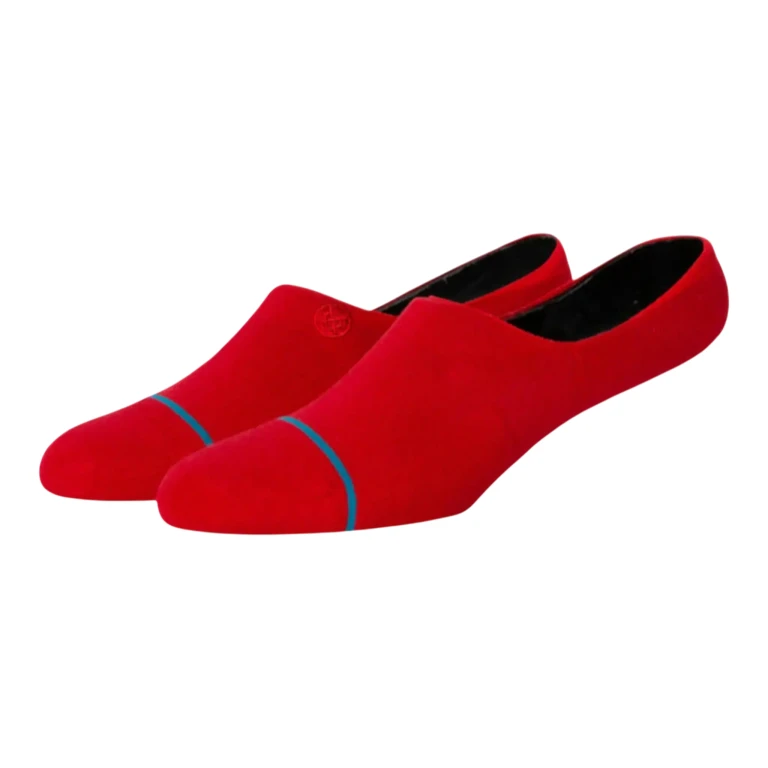 Icon Classic No Show Socks Red