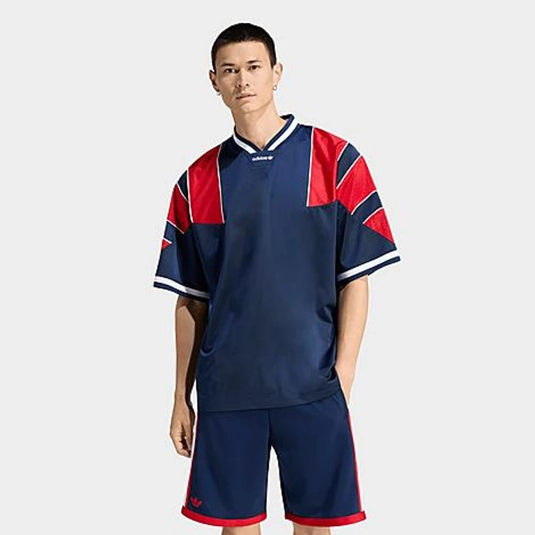 adidas Men's Originals Panel Lifestyle Jersey in Night Indigo Size: XS