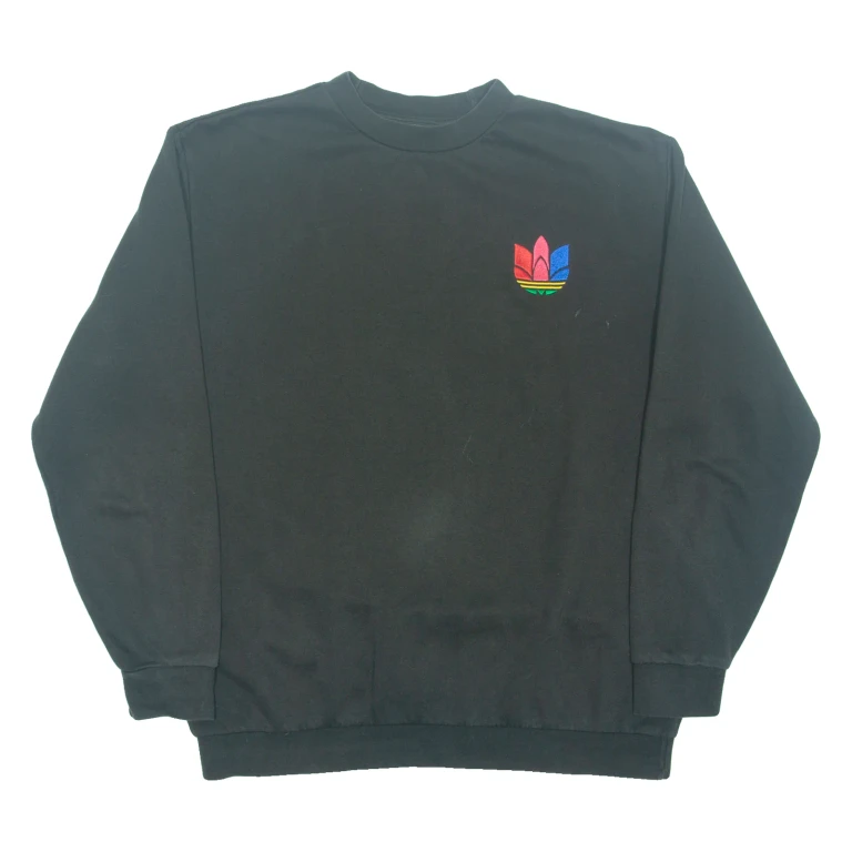 ADIDAS Womens Sweatshirt Black M