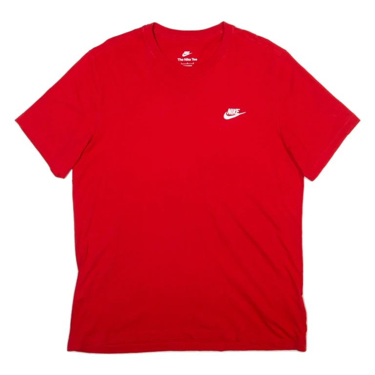 NIKE Mens T-Shirt Red L