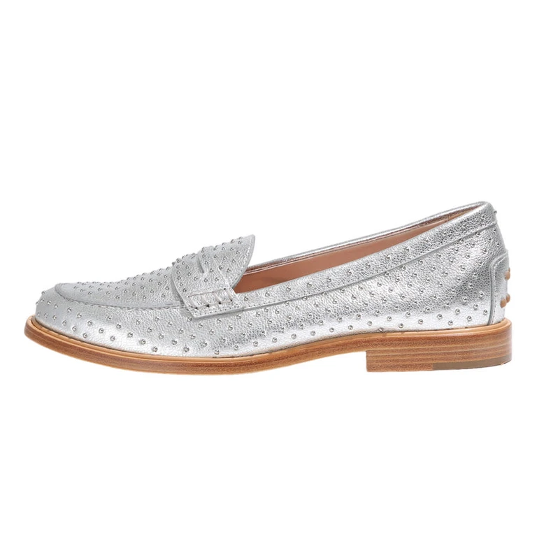 Tod's Stud-Embellished Loafers (XXW87A0X780MECB200)