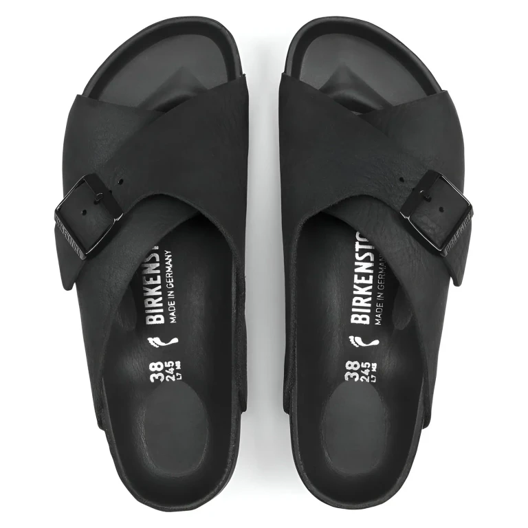 Unisex Arosa Natural Leather Exquisite Black