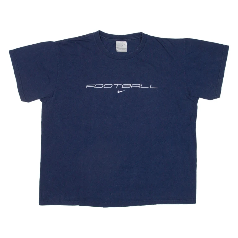 NIKE Womens T-Shirt Blue L
