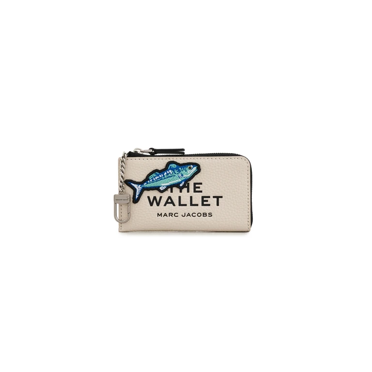 Marc Jacobs The Top Zip Multi Wallet Cloud White Multi One Size