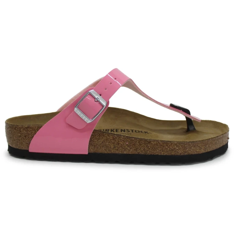 Arizona Birko Flor Patent Sandals Narrow