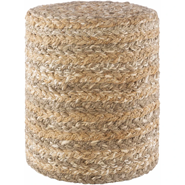 Ranskill Cotton Knitted Pouf - Clearance