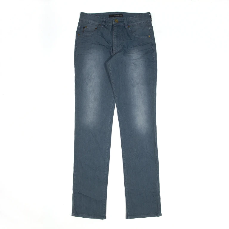 CALVIN KLEIN JEANS Jeans Grey Denim Slim Straight Mens W28 L34