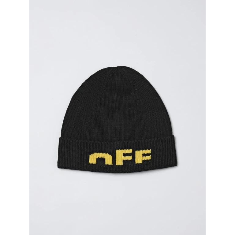 OFF-WHITE KIDS Hat Kids color Black (OBLC001F25KNI0021018)