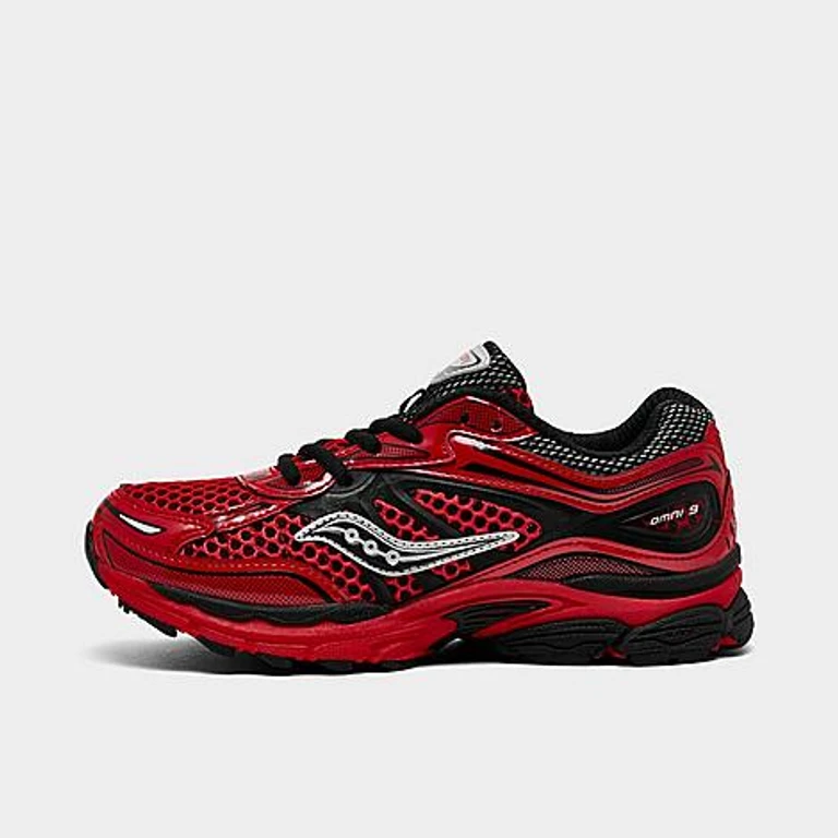 Big Kids Omni 9 Casual Shoes in Crimson/Black Size: 4.5