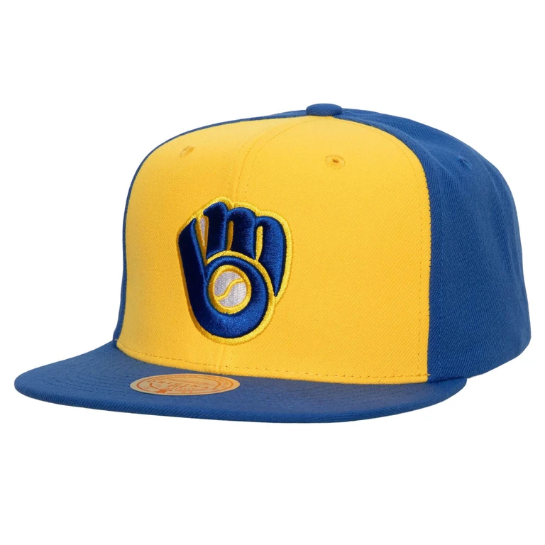 Men's MLB Evergreen Snapback Coop Brewers Snapback Caps