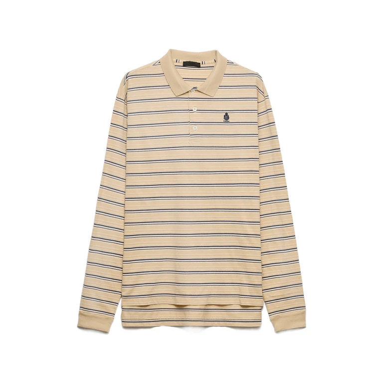Striped Cotton Piqué Polo Shirt