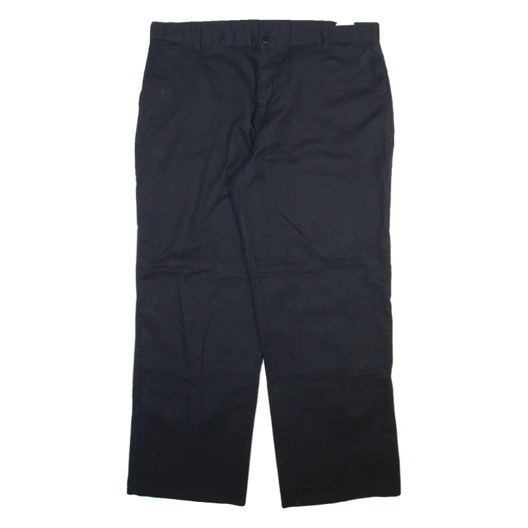 DICKIES Mens Trousers Black Relaxed Straight W38 L30