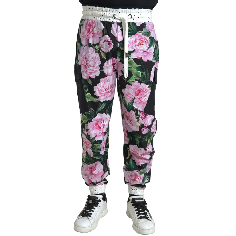 Multicolor Polyester Men Sweatpants Pants - Men