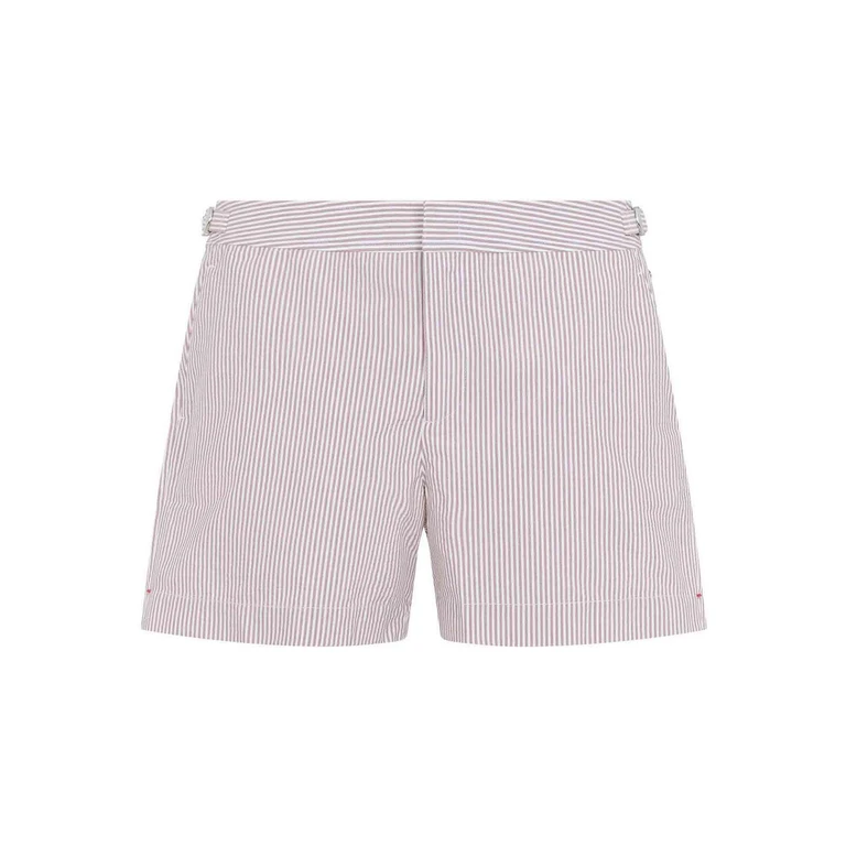 Orlebar Brown Short De Bain - Blanc (281766VERMILLION)