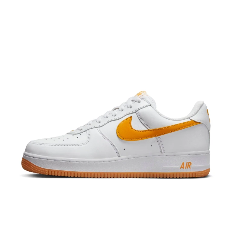 Men's Air Force 1 Low 'Waterproof White University Gold Gum' Sneakers