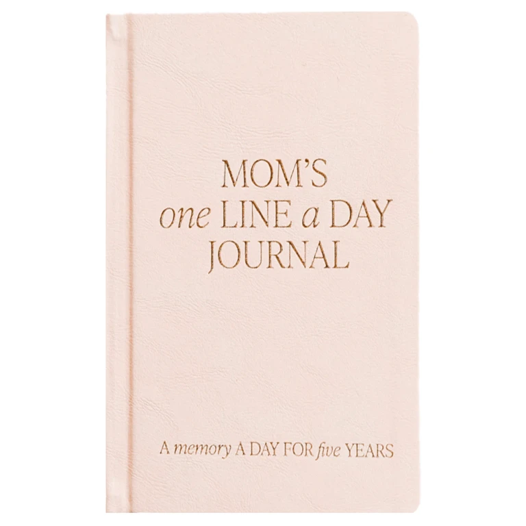 Mom's One Line A Day Leather Journal