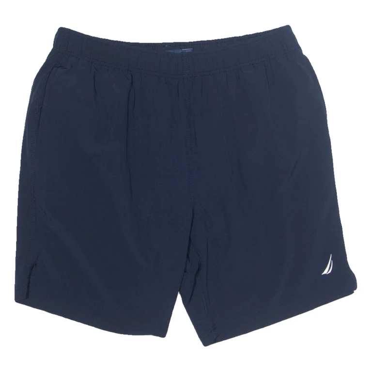 NAUTICA Mesh Lined Mens Swimming Shorts Blue Relaxed L W32