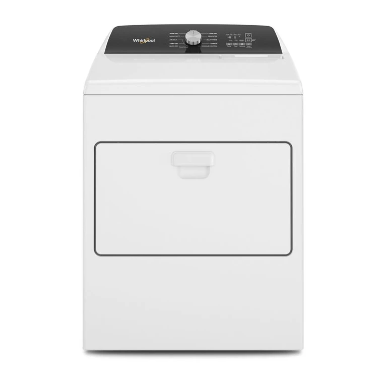 Top Load Electric Moisture Sensing Dryer in White
