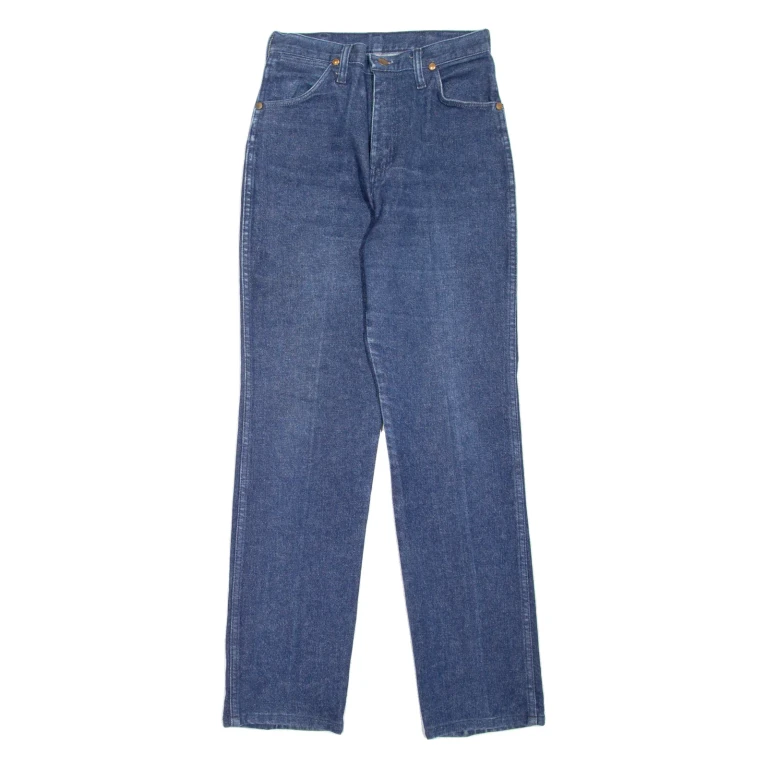 WRANGLER Womens Jeans Blue Regular Mom W25 L30