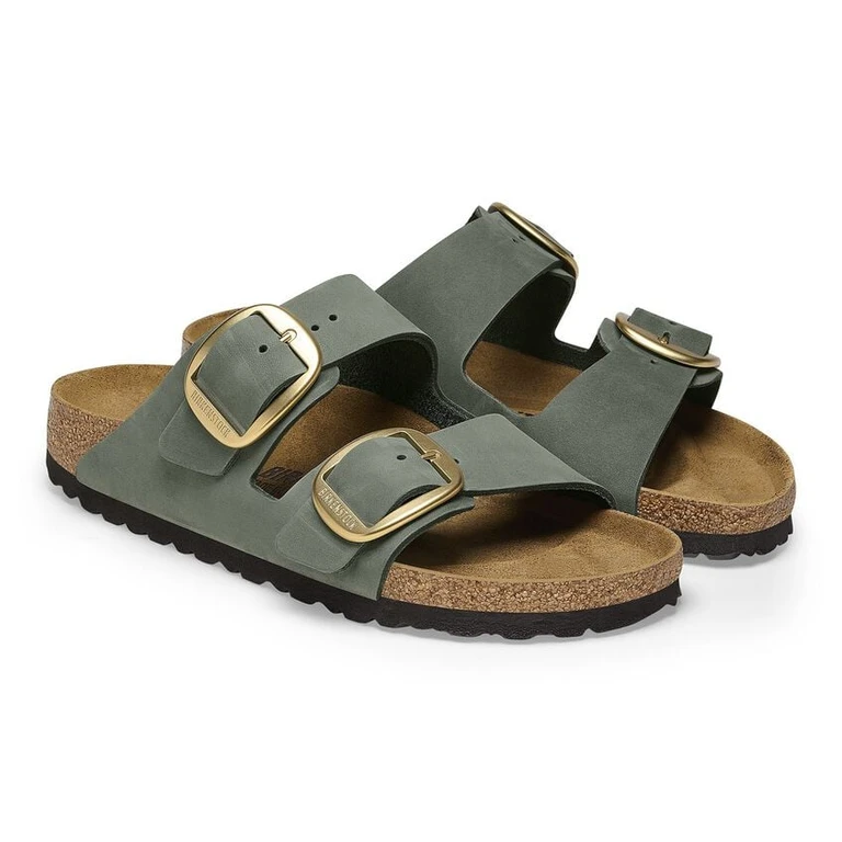 Unisex Arizona Big Buckle Nubuck Leather Thyme