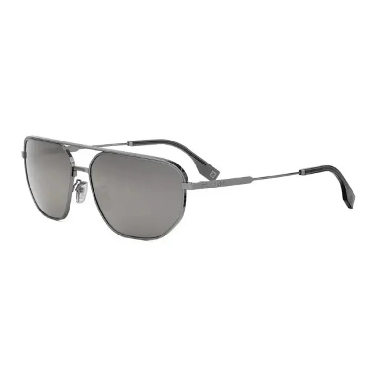 Fendi Smoke Mirror Pilot Mens Sunglasses FE40154U 12C 61