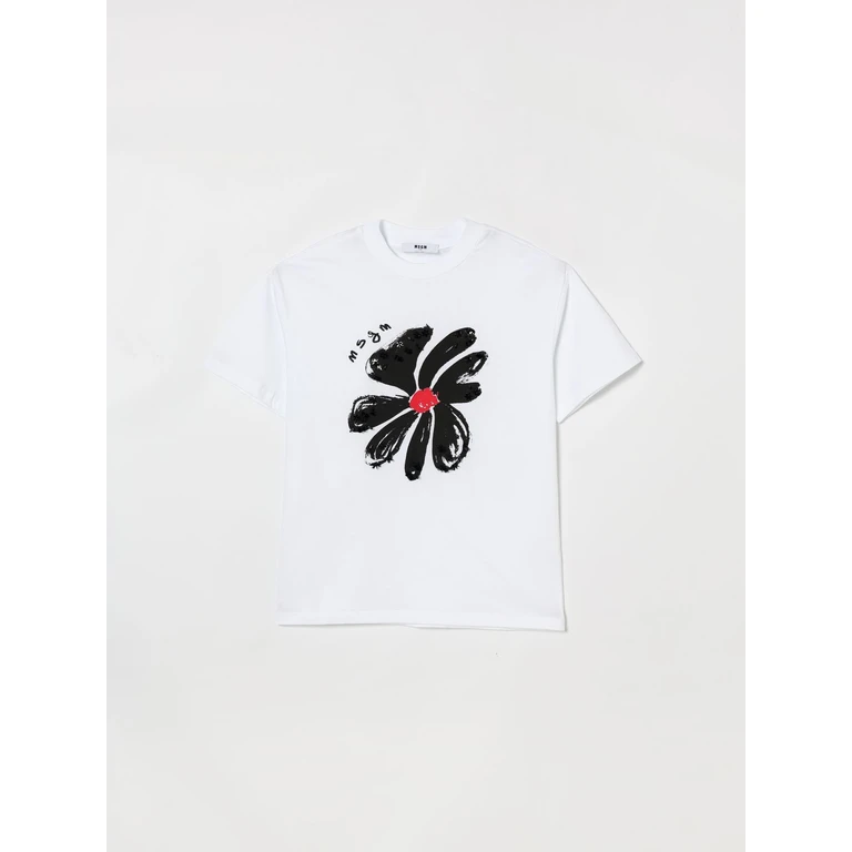 MSGM KIDS T-Shirt Kids color White (S6MSJGTH080001)