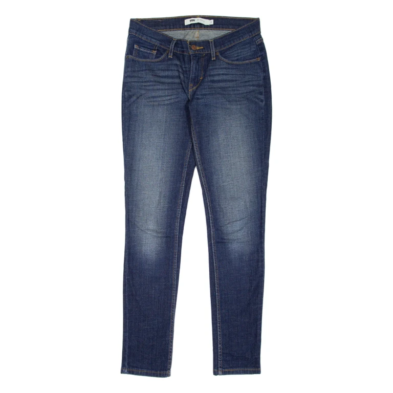 LEVI'S 524 Womens Jeans Blue Slim Skinny Stone Wash W26 L30