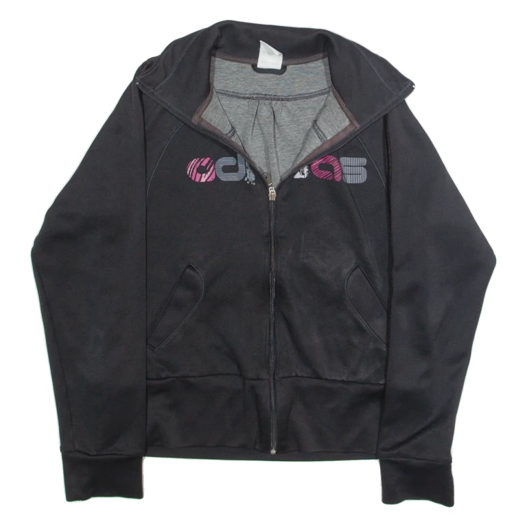 ADIDAS Womens Track Jacket Black M