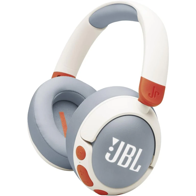 Junior 470NC Wireless Over-Ear Noise Cancelling Kids Headphones Safe Sound (White)