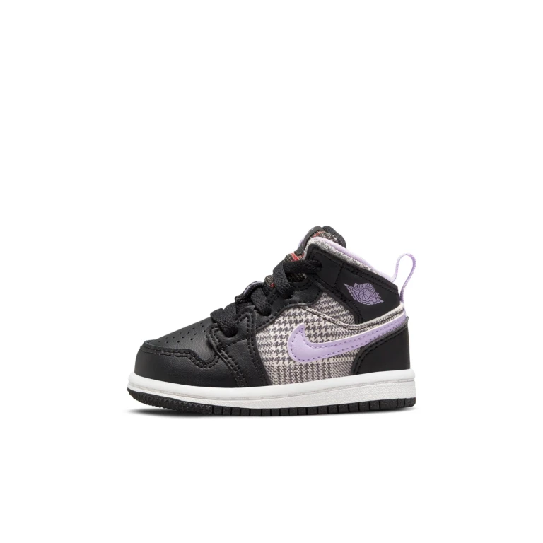Toddlers Retro 1 Mid 'Houndstooth' Td Sneakers