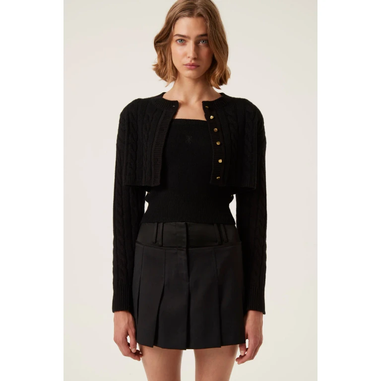 Cardigan Messamo Black - BLACK / 1-S
