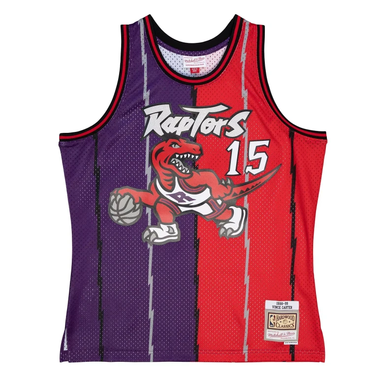 NBA Split Swingman Jersey Toronto Raptors 1998 Vince Carter