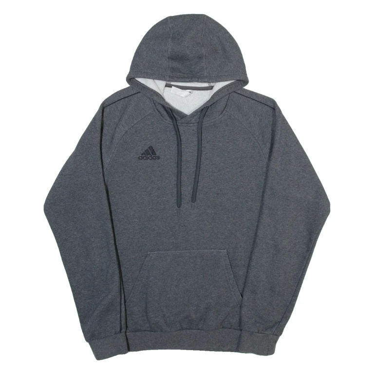 ADIDAS Mens Grey Hoodie S