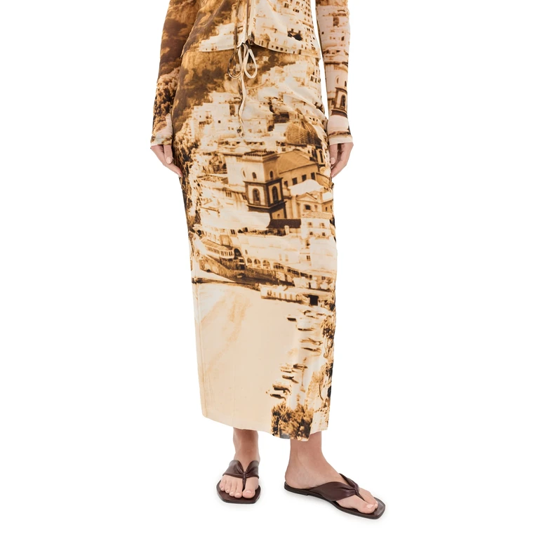 STAUD Porta Skirt Cliffside M