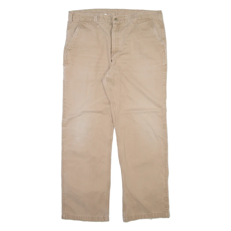 CARHARTT Mens Trousers Beige Regular Straight W38 L31