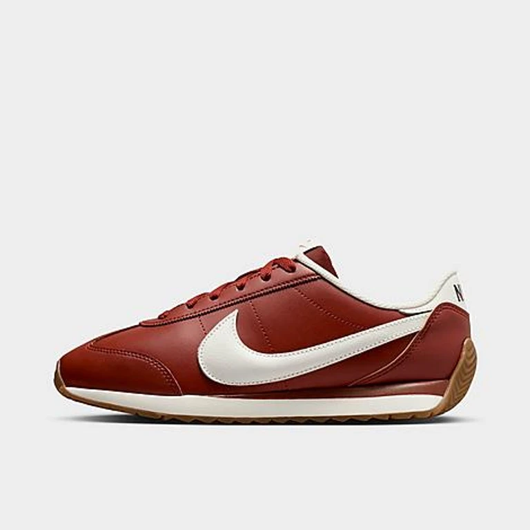 Nike Women's Pacific Leather Casual Shoes in Cinnamon/Gum Dark Brown/Black Size: 5.0