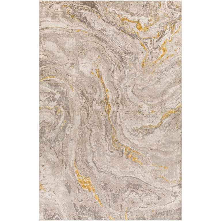 Akins Beige Marble Rug - Clearance
