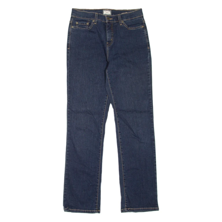 LEVI'S 512 Perfectly Slimming Womens Jeans Blue Regular Straight W29 L31