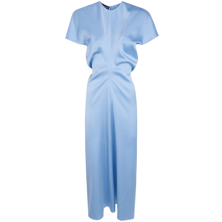 DRHOPE Bias Cut Crew Neck Dress (4558G.4331)