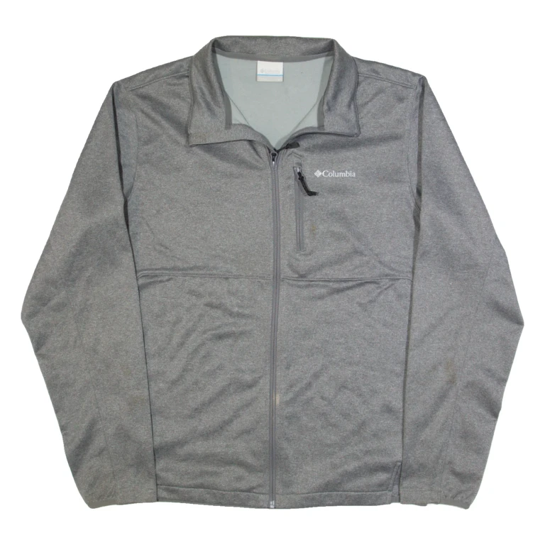 COLUMBIA Mens Track Jacket Grey M