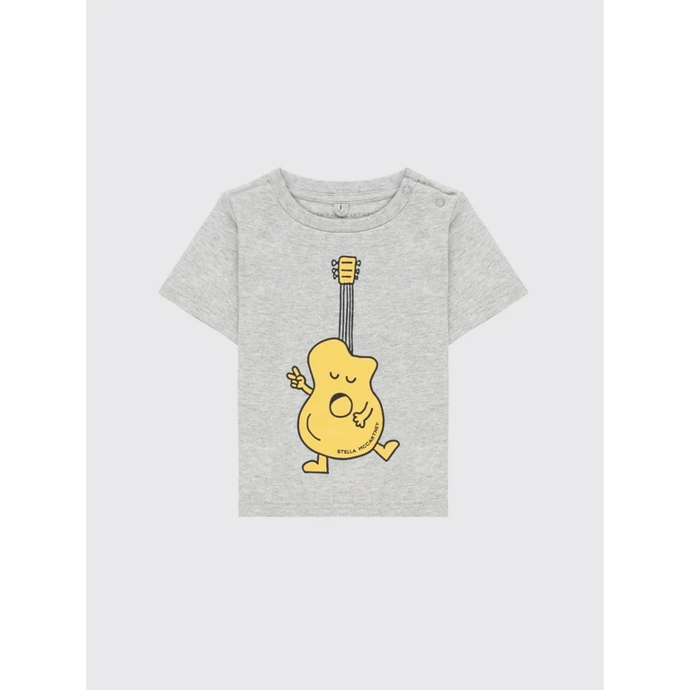 Boy's Graphic Print Cotton T-shirt with Button Fastening (TY8530BZ0434807)