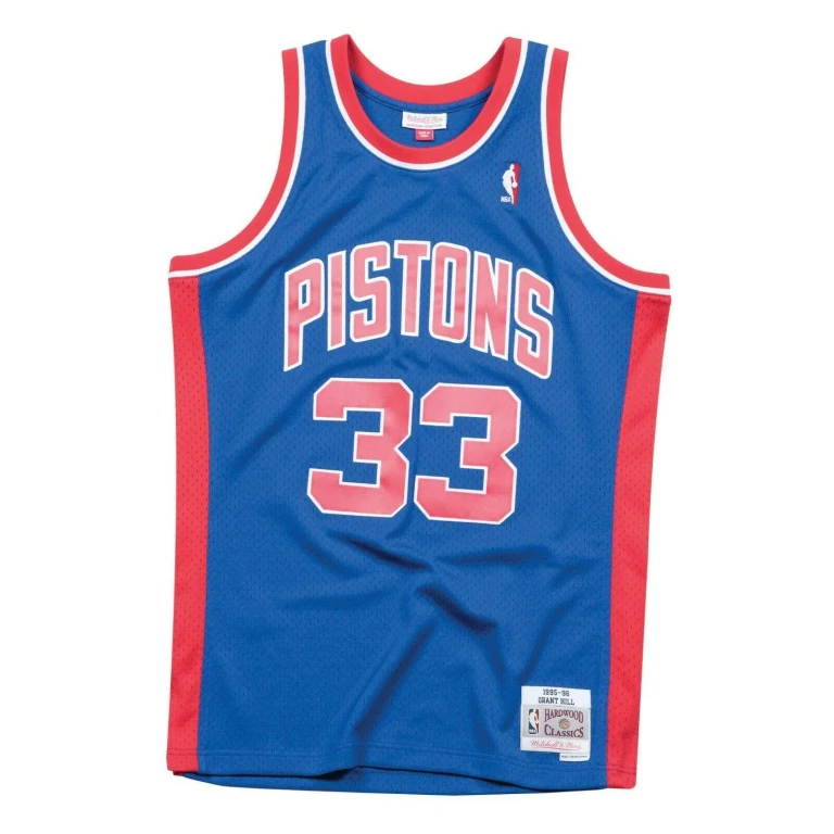 Men's NBA Swingman Road Jersey 95 Pistons Grant Hill