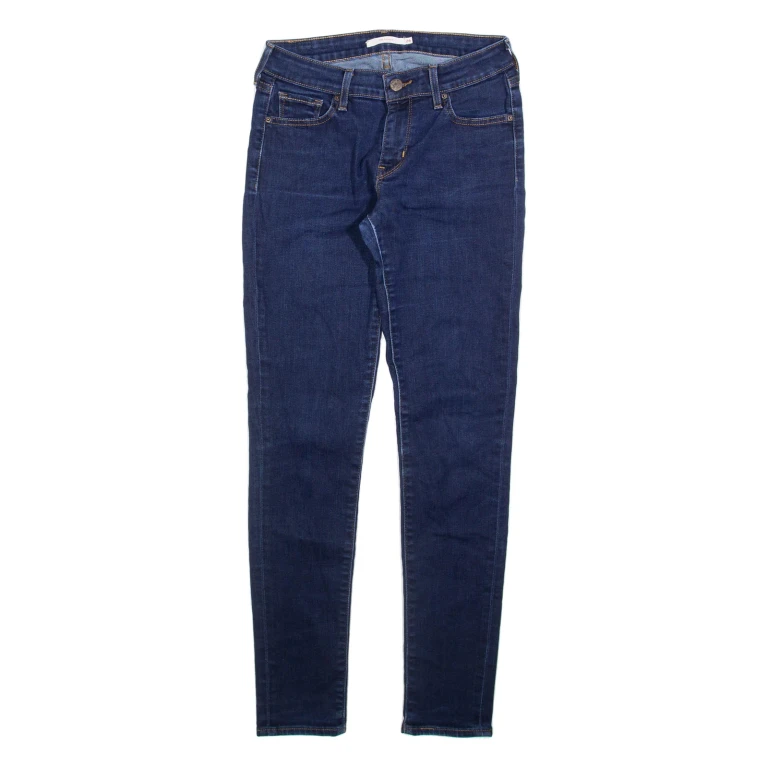 LEVI'S 711 Womens Jeans Blue Slim Skinny W26 L30