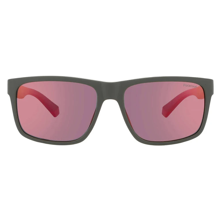 Polaroid Polarized Orange Gradient Mirror Square Mens Sunglasses PLD 2149/S 0TBO/OZ 57