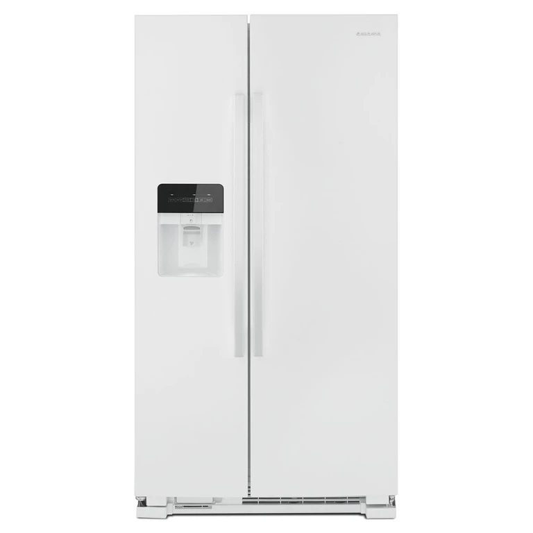 Amana 36 in. Side-by-Side Refrigerator with Dual Pad External Ice and Water Dispenser 25 cu. ft. ASI2575GRS