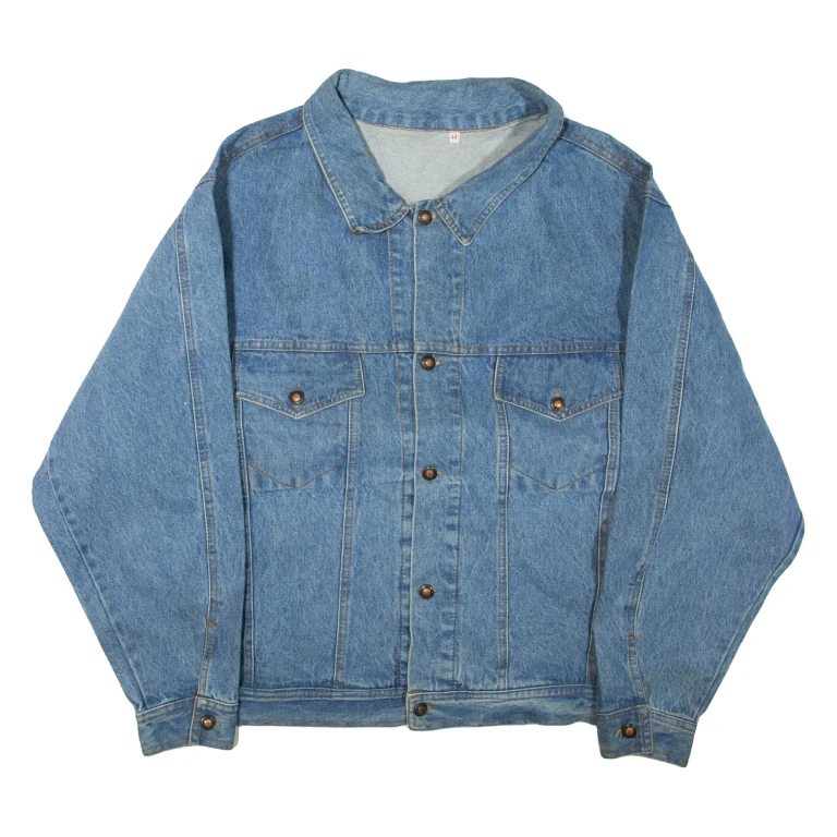 Mens Denim Jacket Blue XL