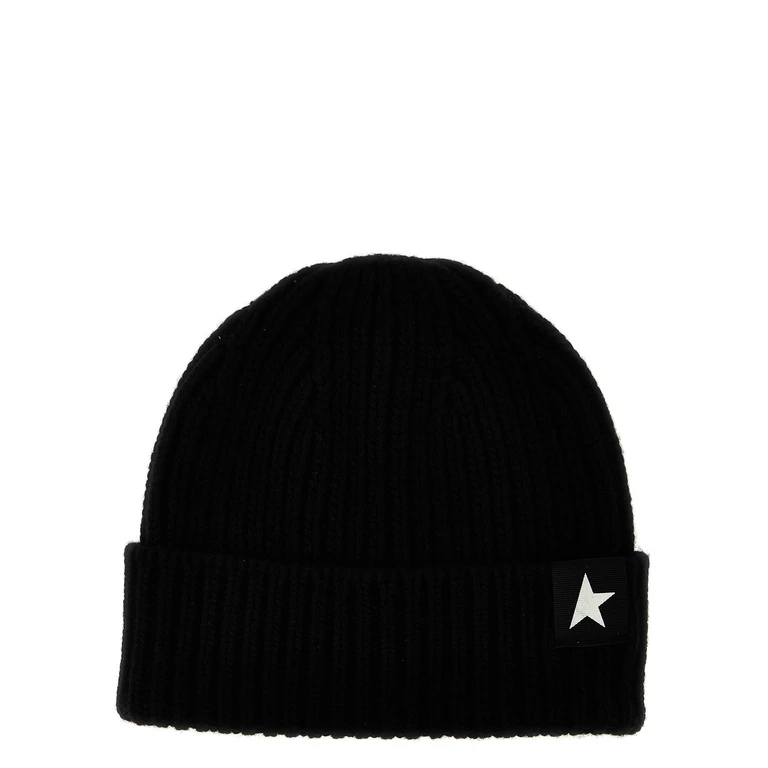 Black Wool Beanie Accessory - Men