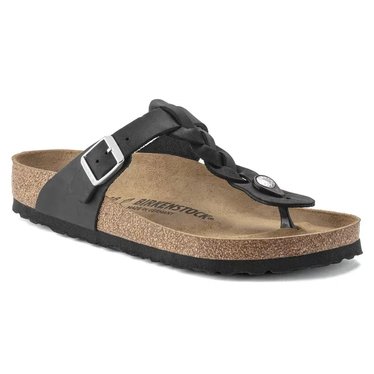 Women's Gizeh Braid Oiled Leather Sandals