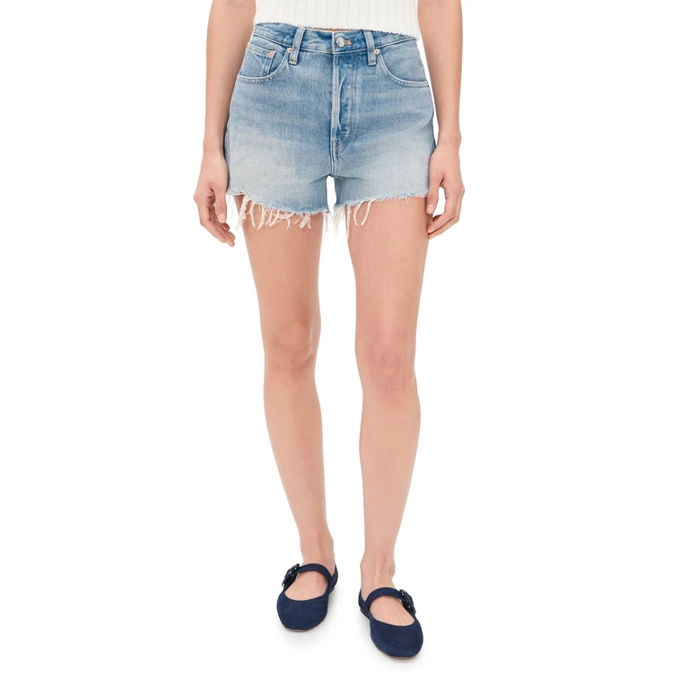 Madewell Shorter Essex Distressed Shorts Faded Horizon Wash 29